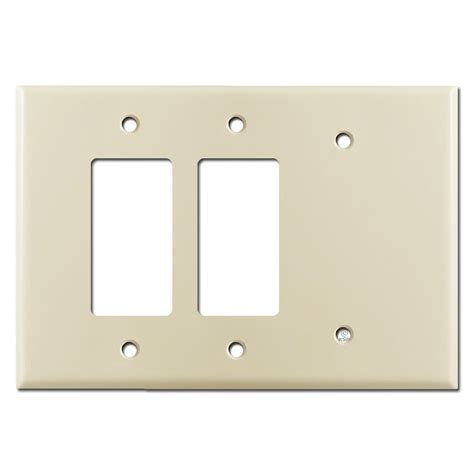 blank cover for electrical box ivory|ivory light switch covers.